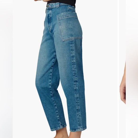 NWT Joe's Jeans The Phoebe Patch Pocket Crop Straight Leg Jeans - Picture 4 of 17